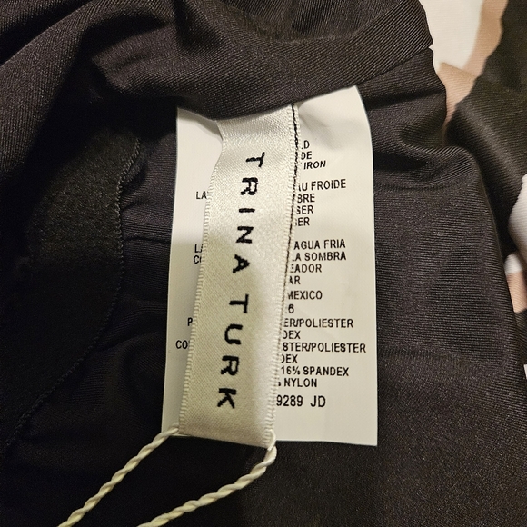 Trina Turk Vivant One Piece Off Shoulder Ruffle Size 4 - Picture 11 of 16